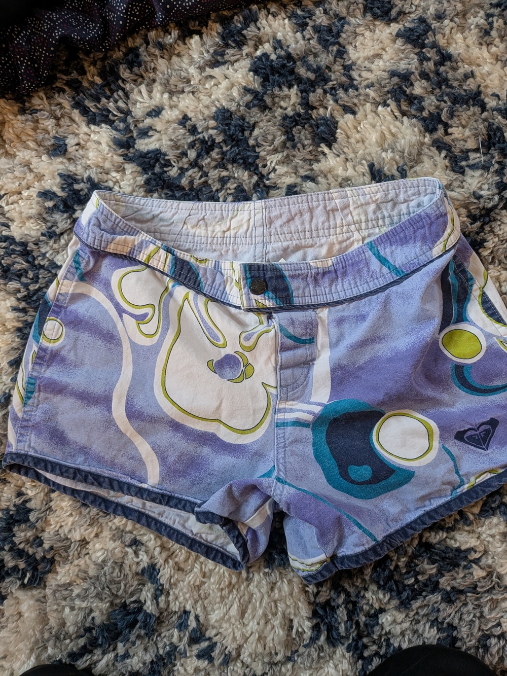 Vintage Roxy Quicksilver 80s-90s Junior GirlsBoard Surf Shorts In New Condition